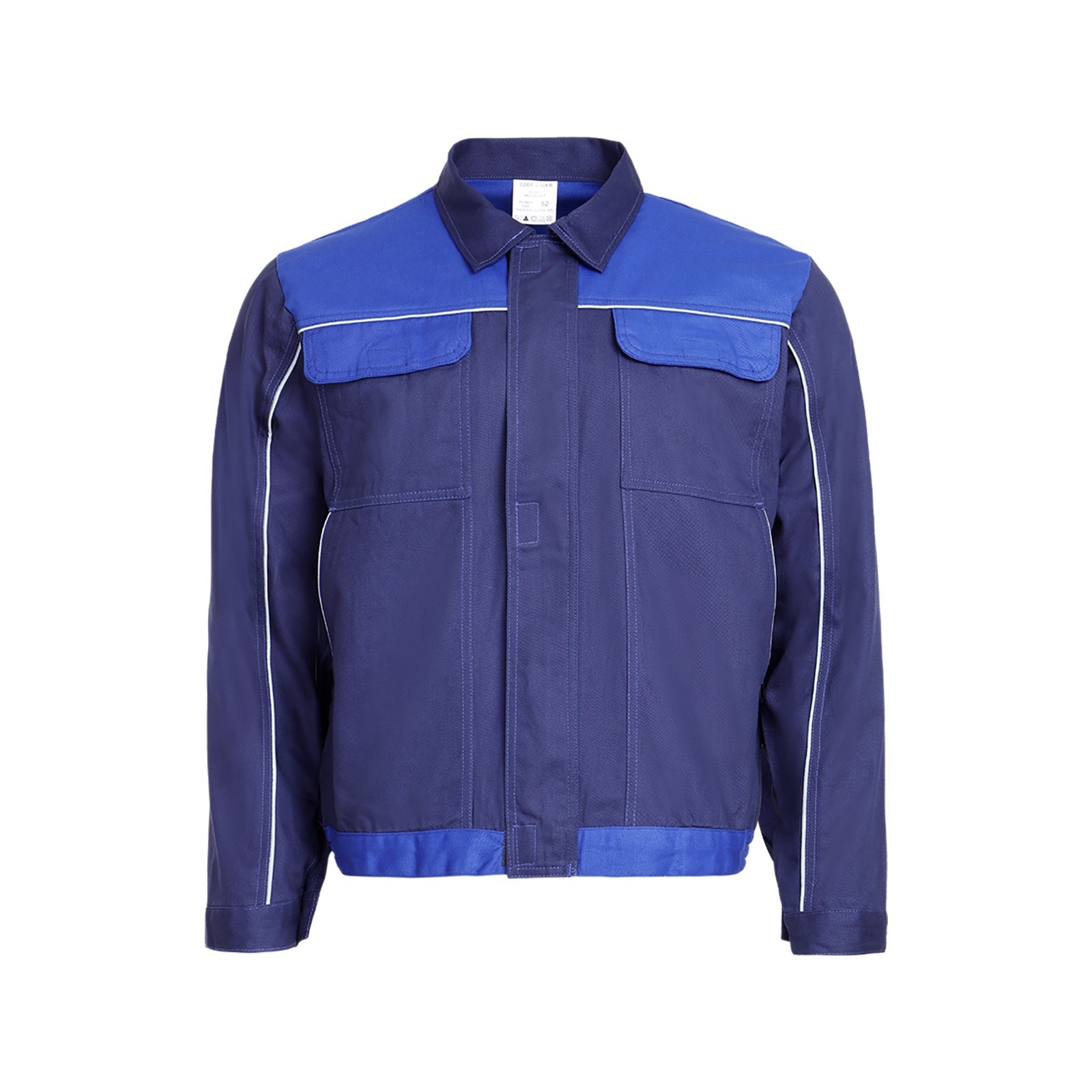 Jachetă de lucru cu multiple buzunare, 100% bumbac, 240 g/mp, Asimo Blue
