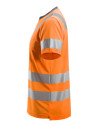 Tricou reflectorizant, CL 2, Snickers Workwear, AllroundWork, 2530, Orange