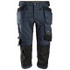 Pantaloni scurți de lucru, 3/4, stretch, cu buzunare holster, Snickers Workwear, AllroundWork, 6142, Navy/Black