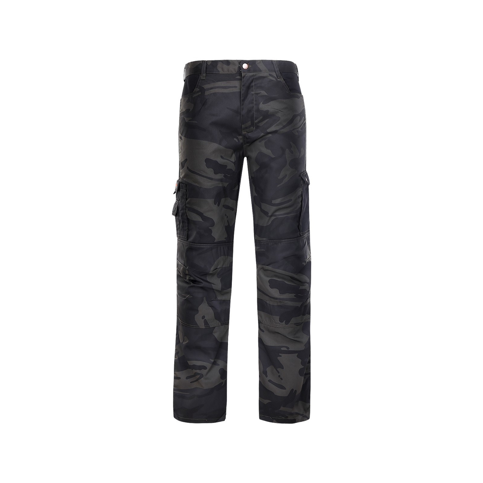 Pantaloni de lucru în stil camuflaj, din tercot, 190 g/mp, Kamo