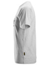 Tricou de bărbați, 95% bumbac + 5% vâscoză, 200 g/mp, Snickers Workwear Logo, 2590, Grey Melange