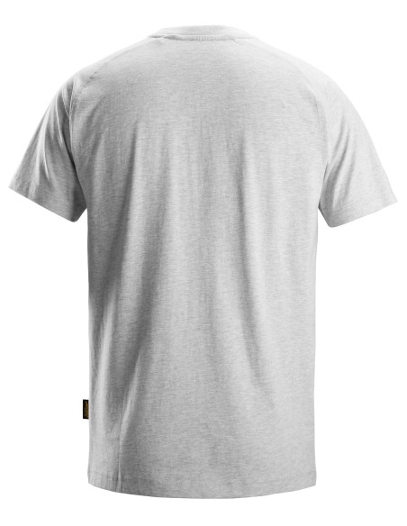Tricou de bărbați, 95% bumbac + 5% vâscoză, 200 g/mp, Snickers Workwear Logo, 2590, Grey Melange