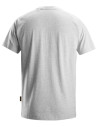 Tricou de bărbați, 95% bumbac + 5% vâscoză, 200 g/mp, Snickers Workwear Logo, 2590, Grey Melange