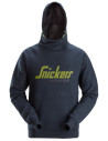 Hanorac cu glugă & logo, pentru bărbați, bumbac&poliester, Snickers Workwear, 2845, Navy