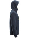 Hanorac cu glugă & logo, pentru bărbați, bumbac&poliester, Snickers Workwear, 2845, Navy