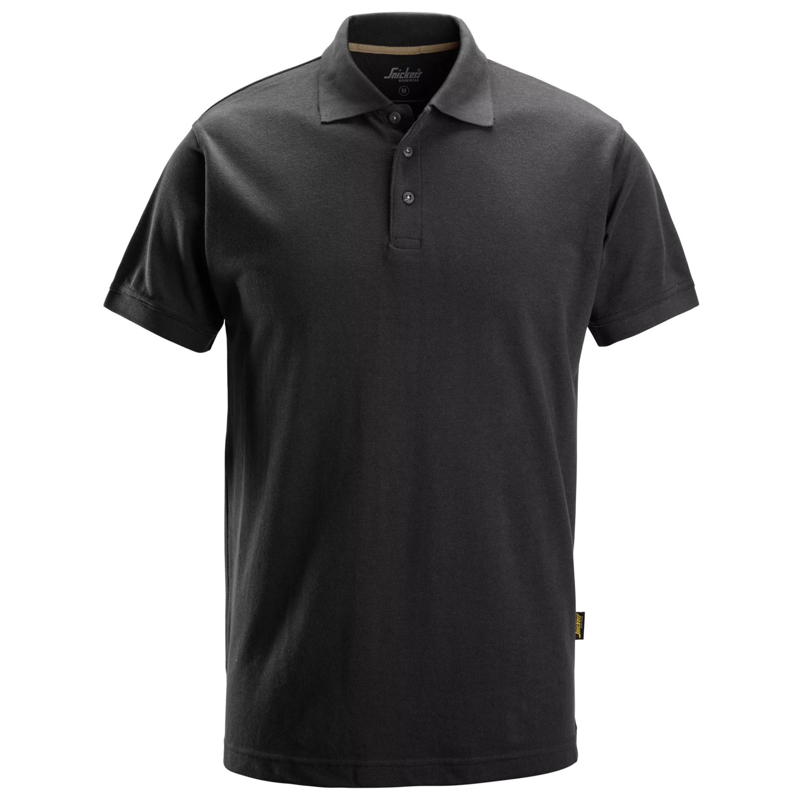Tricou polo de bărbați, bumbac+poliester, 220g/mp, Snickers Workwear Classic, 2718, Black
