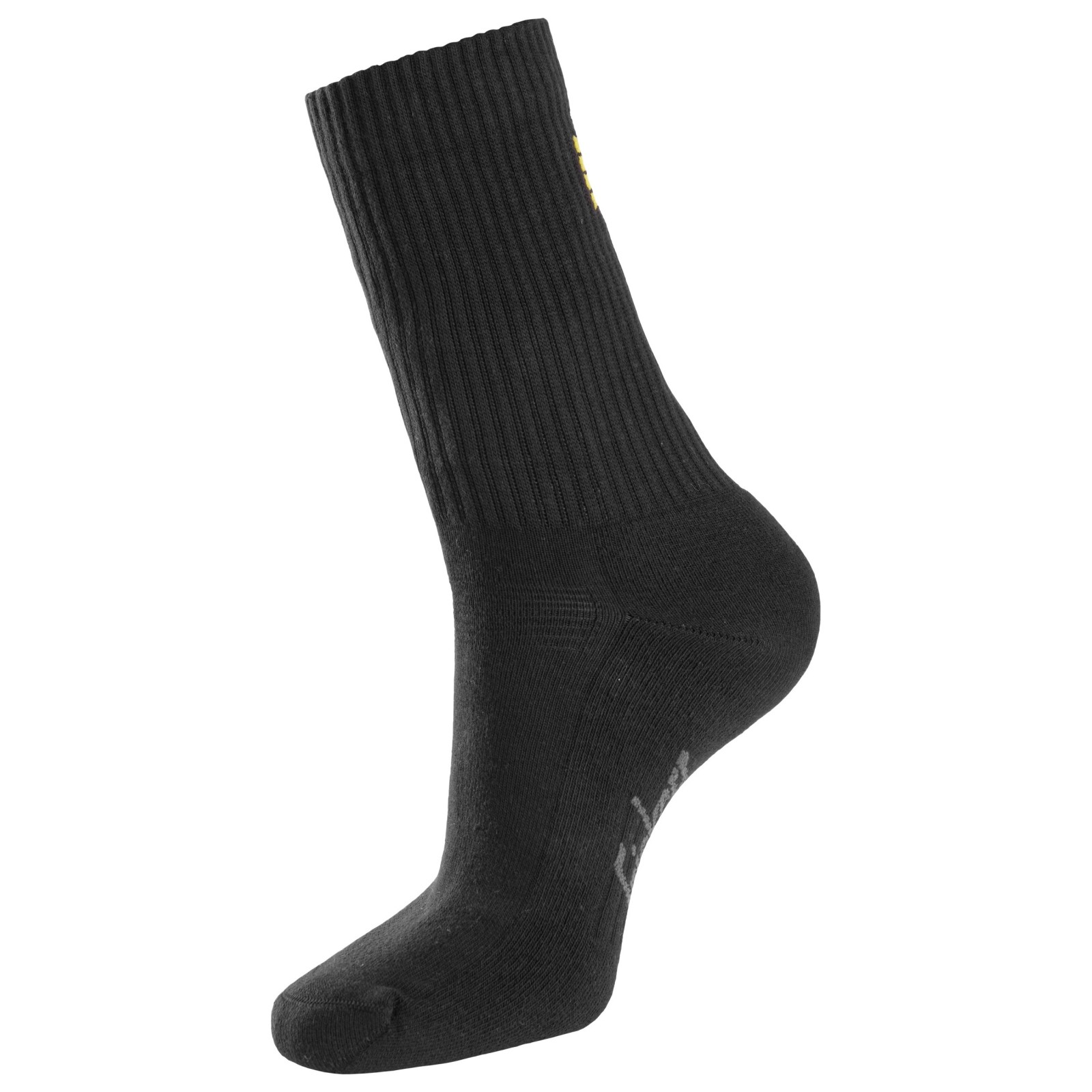 Set 3 perechi x șosete din bumbac, utilizare zilnică, Snickers Workwear, 9214, Black