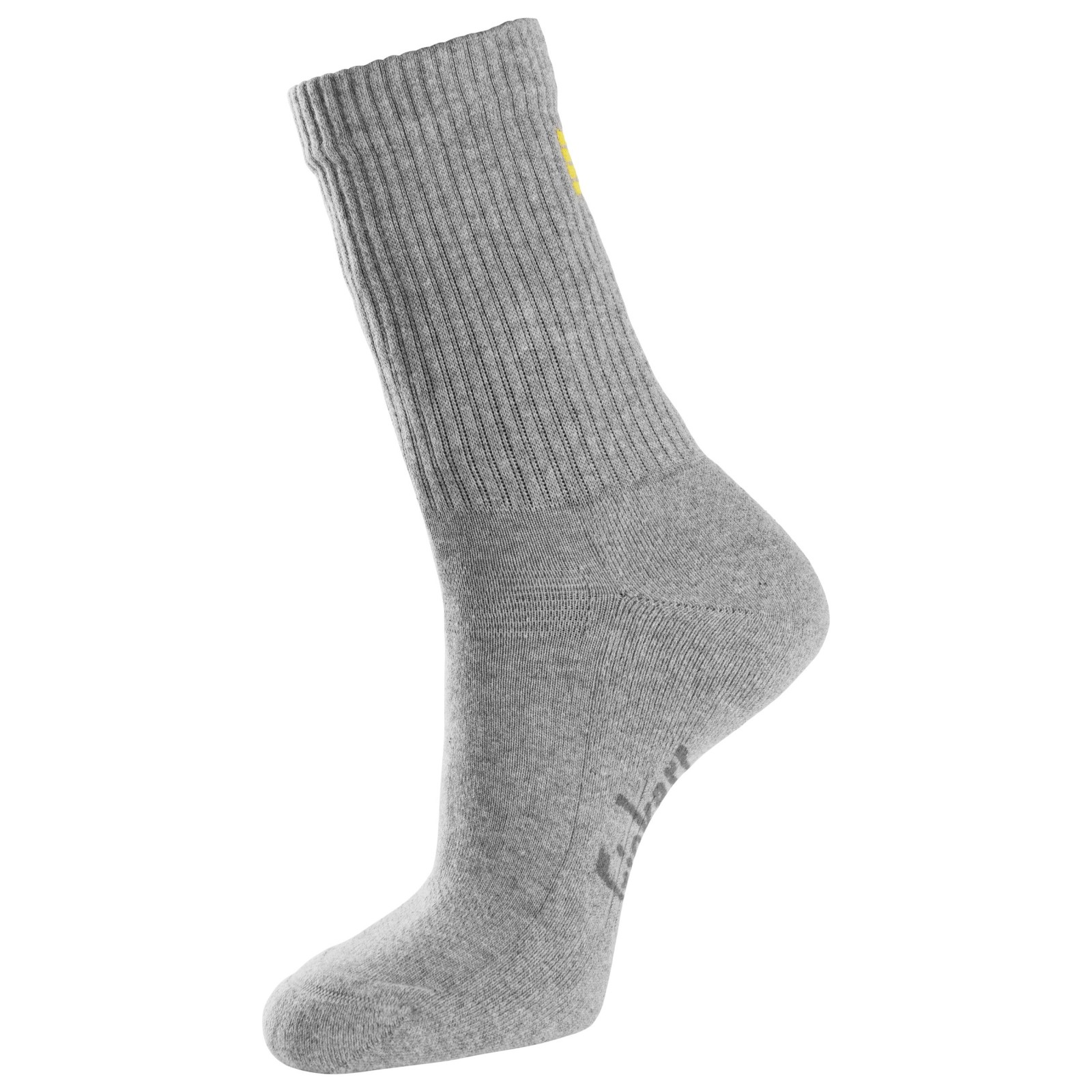 Set 3 perechi x șosete din bumbac, utilizare zilnică, Snickers Workwear, 9214, Grey Melange