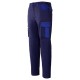 Pantaloni de lucru cu multiple buzunare, 100% bumbac, 240 g/mp, Asimo Blue