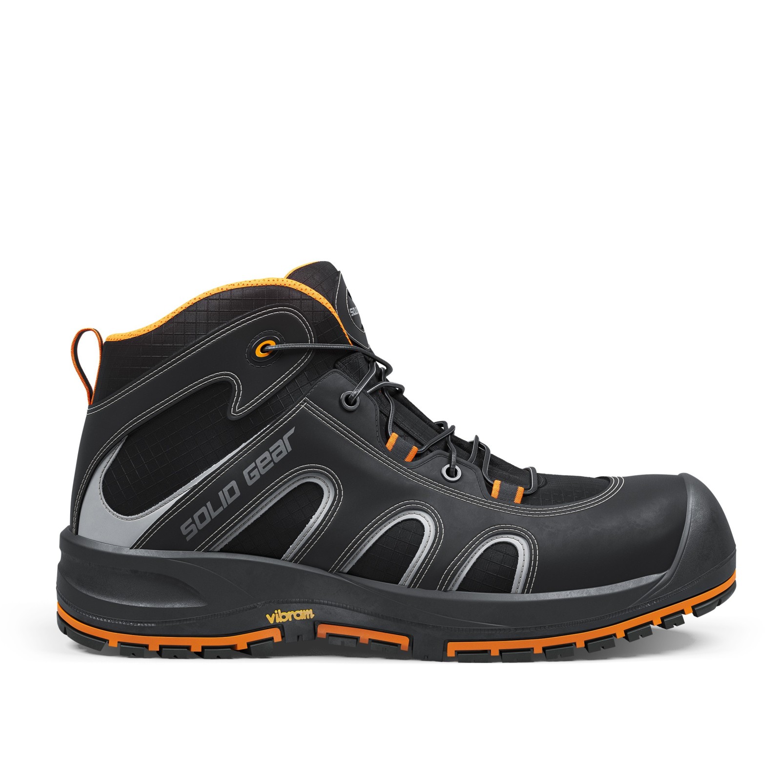 Bocanci de protecție unisex, ușori, antiderapanți, cu talpă Vibram Solid Gear Falcon, S3 SRC