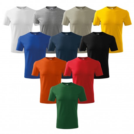 Set 10 tricouri pentru bărbați, bumbac 100%, Classic New, 145 g/mp, diverse culori