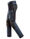 Pantaloni de lucru, 4-way stretch, anti-vânt, Snickers Workwear, AllroundWork, 6375, Navy/Black