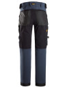 Pantaloni de lucru, 4-way stretch, anti-vânt, Snickers Workwear, AllroundWork, 6375, Navy/Black