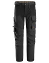 Pantaloni de lucru, 4-way stretch, anti-vânt, Snickers Workwear, AllroundWork, 6375, Black/Black