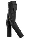 Pantaloni de lucru, 4-way stretch, anti-vânt, Snickers Workwear, AllroundWork, 6375, Black/Black