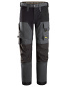 Pantaloni de lucru, 4-way stretch, anti-vânt, Snickers Workwear, AllroundWork, 6375, Steel Grey/Black
