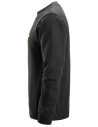 Bluză pentru bărbați, cu logo, 80% bumbac, 20% poliester, Snickers Workwear, 2898, Black