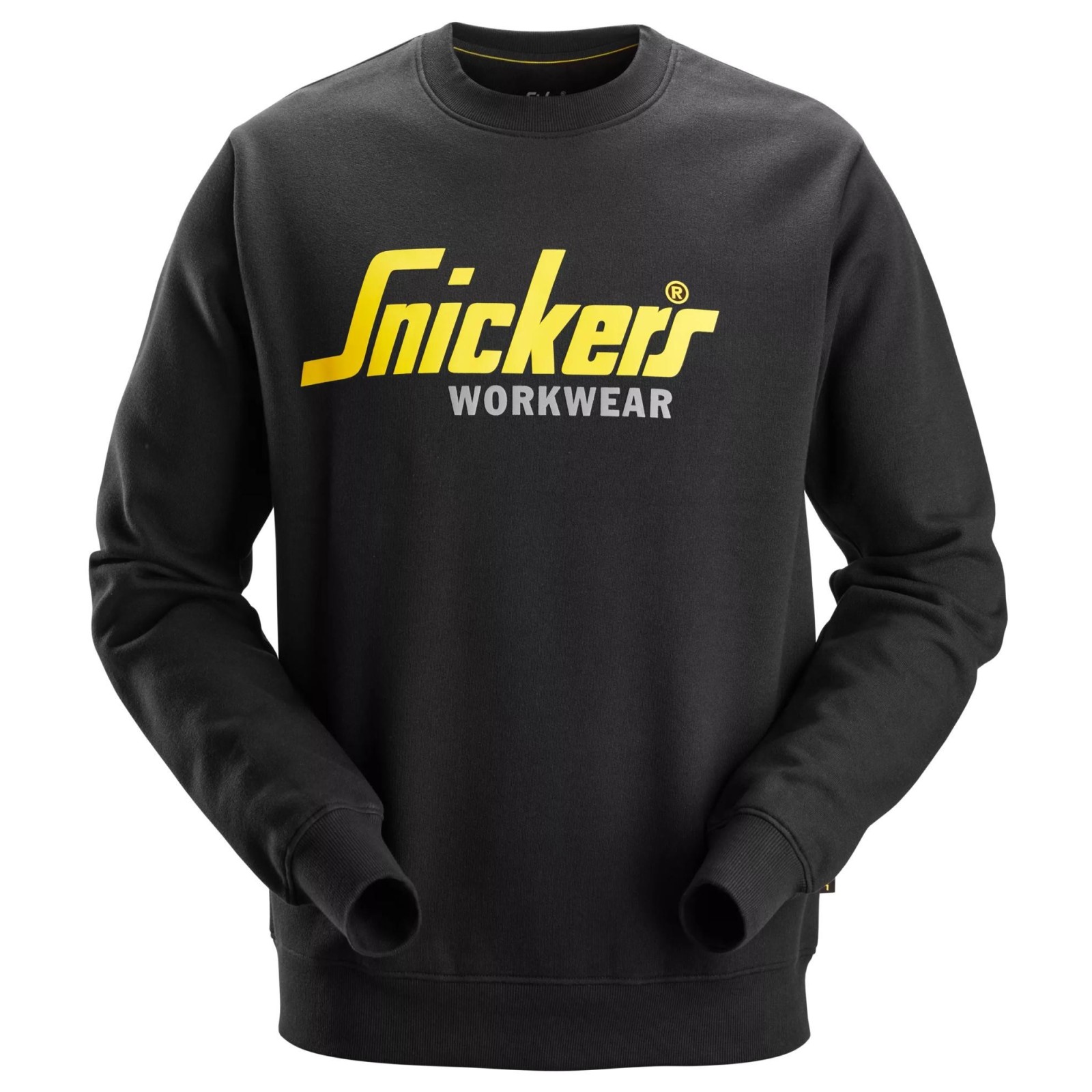 Bluză pentru bărbați, cu logo, 80% bumbac, 20% poliester, Snickers Workwear, 2898, Black
