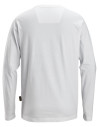 Tricou cu mânecă lungă pentru bărbați, 100% bumbac, Snickers Workwear, 2496, White
