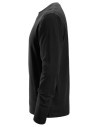 Tricou cu mânecă lungă pentru bărbați, 100% bumbac, Snickers Workwear, 2496, Black