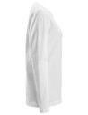 Tricou cu mânecă lungă de damă, 100% bumbac, Snickers Workwear, 2497, White