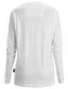 Tricou cu mânecă lungă de damă, 100% bumbac, Snickers Workwear, 2497, White