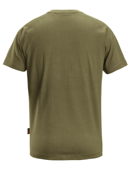 Tricou de bărbați, 100% bumbac, 200 g/mp, Snickers Workwear Logo, 2590, Khaki Green
