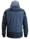 Geacă termoizolantă, impermeabilă, cu glugă, de iarnă, Snickers Workwear, AllroundWork, 1112, Navy/Dark Navy