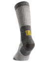 Șosete lungi din lână merino, performante, pentru utilizare intensă, Snickers Workwear, 9212, Grey/Black