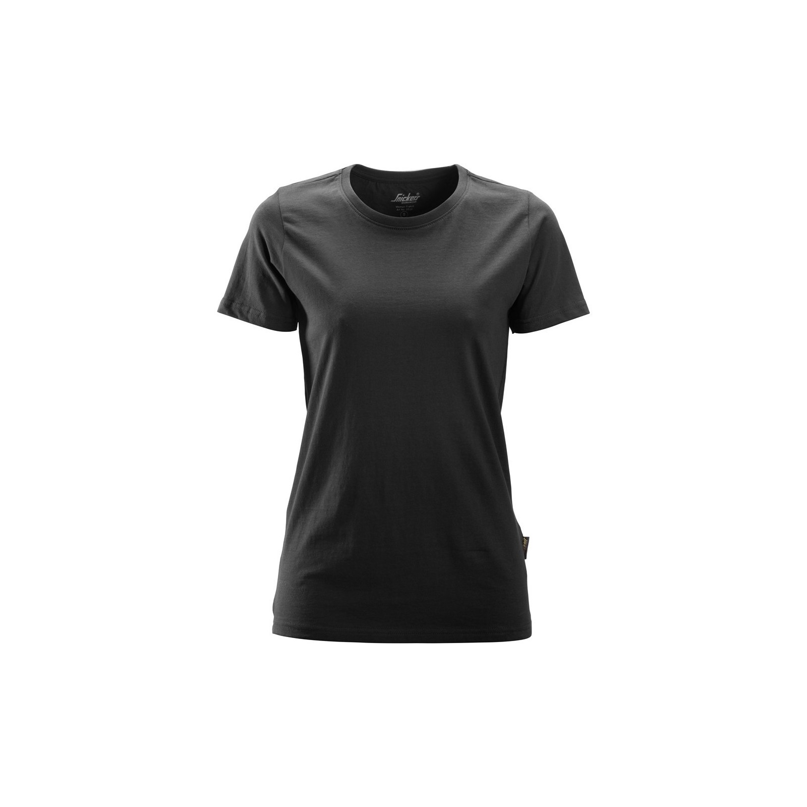 Tricou de dama, bumbac 100%, Snickers Workwear Classic, 2516, Black