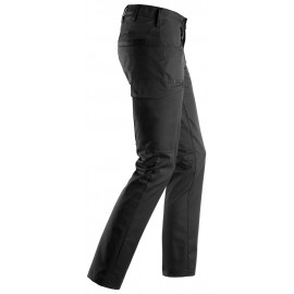 Pantaloni de lucru cargo dama, Snickers Workwear, FlexiWork Service, 6700, Black