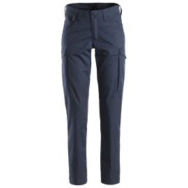 Pantaloni de lucru cargo dama, Snickers Workwear, FlexiWork Service, 6700, Navy