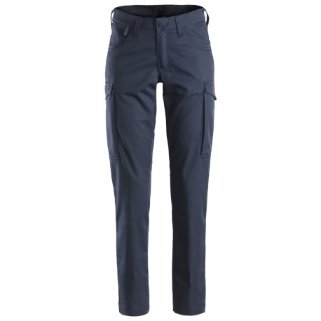 Pantaloni de lucru cargo dama, Snickers Workwear, FlexiWork Service, 6700, Navy