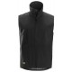 Vestă softshell unisex, rezistentă la apă și vânt, Snickers Workwear, AllroundWork, 4505, Black