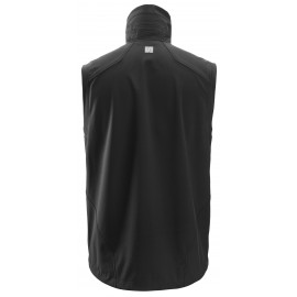 Vestă softshell unisex, rezistentă la apă și vânt, Snickers Workwear, AllroundWork, 4505, Black