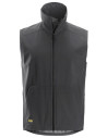 Vestă softshell unisex, rezistentă la apă și vânt, Snickers Workwear, AllroundWork, 4505, Steel Grey