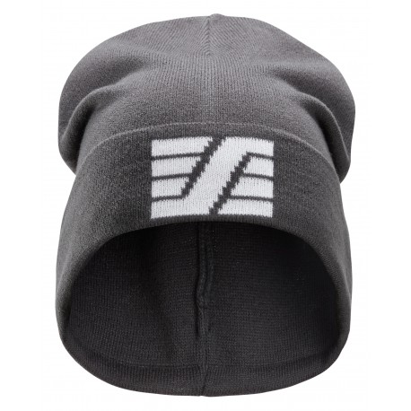 Căciulă din acrilic, cu logo, Snickers Workwear, 9035, Steel Grey/White