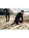 Căciulă din acrilic, cu logo, Snickers Workwear, 9035, Steel Grey/White