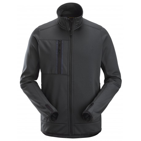 Jachetă din fleece, Full Zip, Snickers Workwear, AllroundWork, 8059, Steel Grey