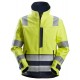 Jachetă softshell multi-normă, reflectorizantă, CL 3, Snickers Workwear, ProtecWork, 1260, Yellow/Navy