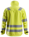 Jachetă softshell multi-normă, reflectorizantă, CL 3, Snickers Workwear, ProtecWork, 1260, Yellow/Navy
