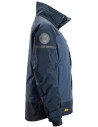 Geacă impermeabilă de damă, termoizolantă, cu glugă, de iarnă, Snickers Workwear, AllroundWork, 1117, Navy/Dark Navy
