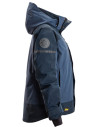 Geacă de damă, impermeabilă, termoizolantă, cu glugă, de iarnă, Snickers Workwear, AllroundWork, 1177, Navy/Dark Navy