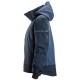 Geacă de damă, impermeabilă, termoizolantă, cu glugă, de iarnă, Snickers Workwear, AllroundWork, 1177, Navy/Dark Navy