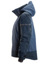 Geacă de damă, impermeabilă, termoizolantă, cu glugă, de iarnă, Snickers Workwear, AllroundWork, 1177, Navy/Dark Navy