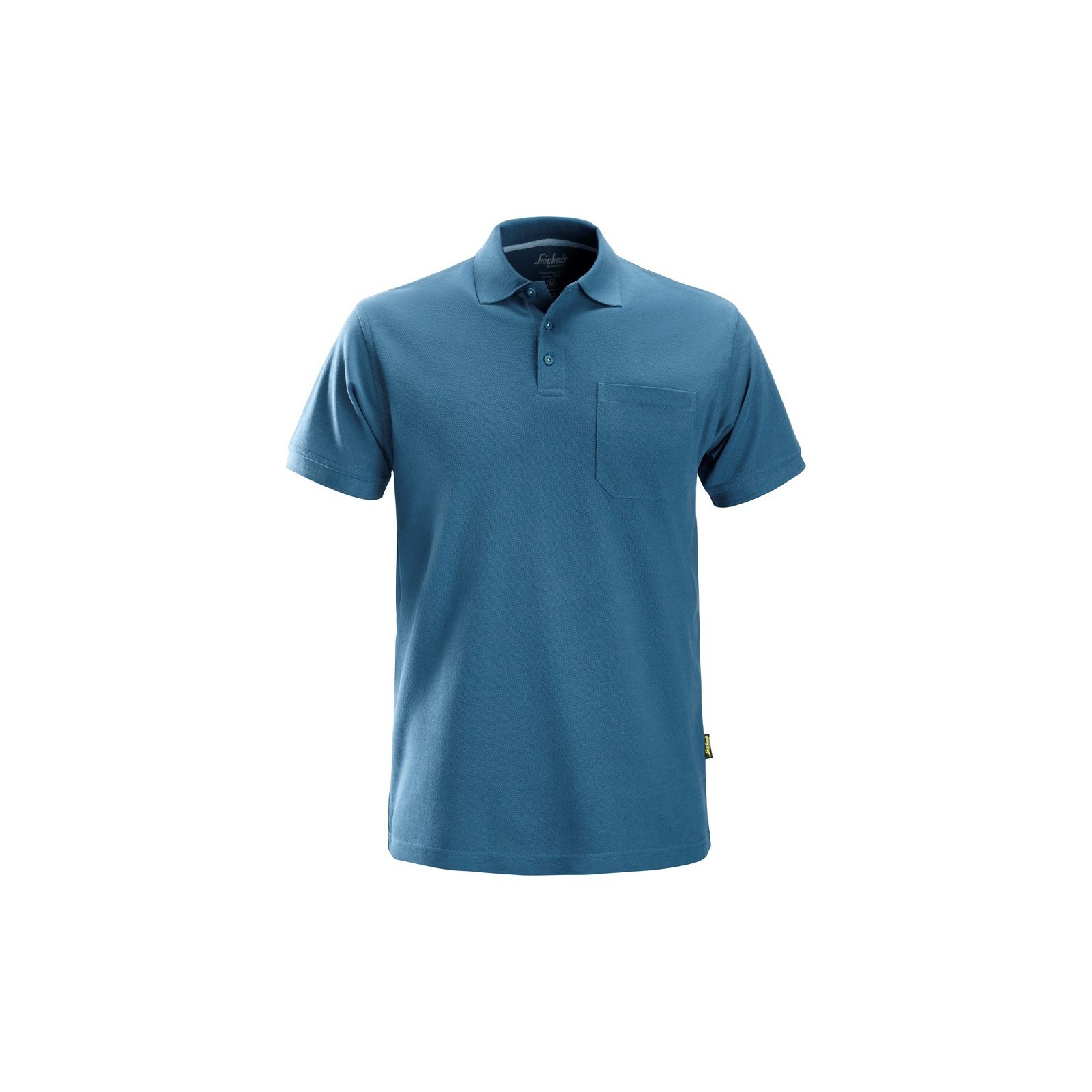 Tricou polo de bărbați, cu buzunar, bumbac+poliester, Snickers Workwear Classic, 2708, Ocean Blue