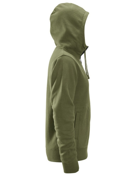 Hanorac cu glugă din bumbac & poliester, Full Zip, Snickers Workwear, AllroundWork, 2890, Khaki Green