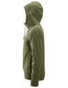 Hanorac cu glugă din bumbac & poliester, Full Zip, Snickers Workwear, AllroundWork, 2890, Khaki Green