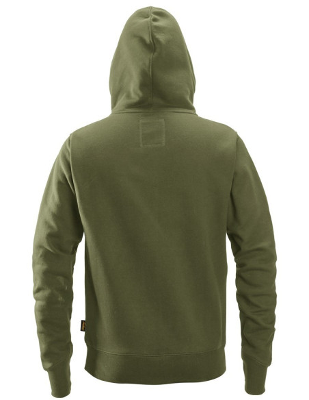 Hanorac cu glugă din bumbac & poliester, Full Zip, Snickers Workwear, AllroundWork, 2890, Khaki Green