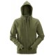 Hanorac cu glugă din bumbac & poliester, Full Zip, Snickers Workwear, AllroundWork, 2890, Khaki Green